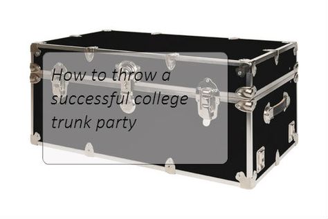 I’m having my college trunk party this weekend and I wanted to share the steps I took to plan the party. Step 1: Picking the date Ideally you want to choose a date that is 2-3 weeks before your mov... Trunk Party Ideas, Trunk Party Ideas College, Party Ideas College, House Party Ideas, Trunk Party, College House, Graduation Party Planning, Coffee Table Trunk, Super Party