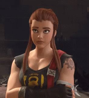 Brigitte Overwatch GIF - Brigitte Overwatch - Discover & Share GIFs Brigitte Lindholm, Brigitte Overwatch, Steampunk Mechanic, Tattoos Set, Oxenfree, Overwatch Cosplay, Overwatch Fan Art, Overwatch 2, 3d Characters