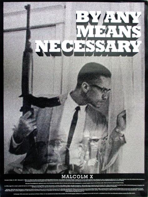 Activism Tattoo, X Poster, Any Means Necessary, History Wall, Ebony Magazine, By Any Means Necessary, Web Comics, Hip Hop Art, Malcolm X