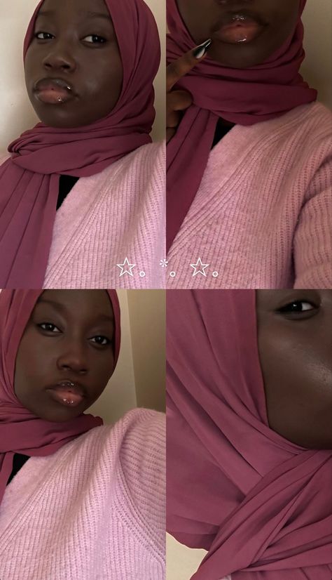 Hijabi Black Women, Black Muslim Women Fashion, Black Hijabis, Black Muslim Women, Black Hijabi Girl, 2024 Plan, Muslim Outfit Ideas, Muslim Outfit, Pretty Dark Skin