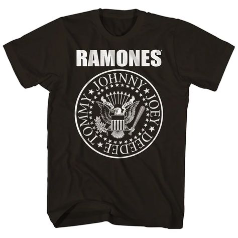 Search results Ramones Logo, Ramones Shirt, Ramones T Shirt, Rock T Shirt, Seal Logo, Rock T Shirts, Ramones, Band Merch, Logo Graphic