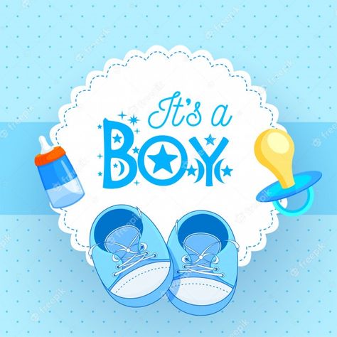 Baby Shower Background, Baby Scrapbook Album, Boy Baby Shower Ideas, Baby Boy Cards, Baby Shower Clipart, Baby Boy Scrapbook, Its A Boy, Boy Newborn, Baby Shower Invitaciones