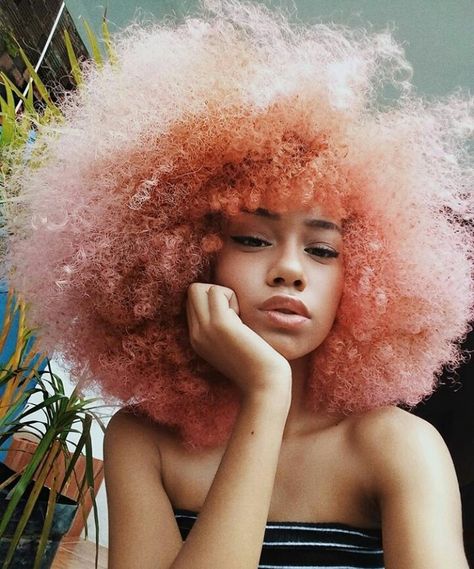 Her pink afro is lit!!!!!!! Pink Afro, Jessica Pare, Pelo Afro, Hair Reference, Colored Hair, Grunge Hair, Afro Hairstyles, Trendy Hairstyles, Pretty Hairstyles