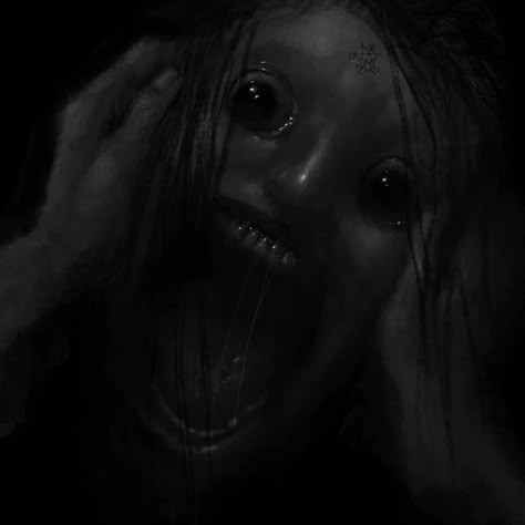 Scary Demon, Creepy Images, Creepy Horror, Creepy Pictures, 다크 판타지, Creepy Art, Dark Photography, Monster Art, Creepy Cute