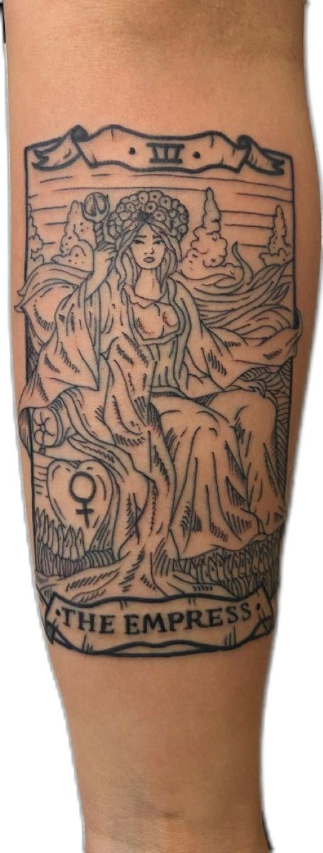 Tarot Empress Tattoo, The Empress Tarot Card Tattoo, The Emperor Tarot Tattoo, The Empress Tattoo, Empress Tarot Card Tattoo, The Empress Tarot Tattoo, Empress Tattoo, The Empress Tarot Illustration, The Empress Tarot