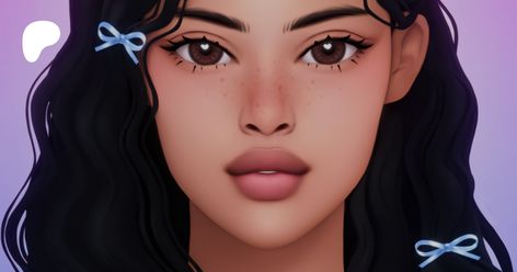 BABY FACE KIT 💌 | northern siberia winds Face Kit, Female Eyes, Two Faces, Good Cartoons, New Skin, Hair Reference, Cartoon Kids, Kind Words, Eyelashes