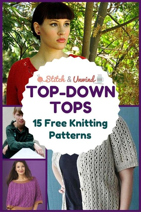 Tweet Do you prefer to knit from the top-down or the bottom-upWhile knitting from the bottom might be easier for some knitting patternsif you’re making one of these knit top patterns it’s definite Knitting Top Pattern, Knit Top Pattern Free, Knitting Patterns For Women, Free Knitting Patterns For Women, Knitting Top, Advanced Knitting, Knit Top Patterns, Knitted Toys Free Patterns, Knitting Pin