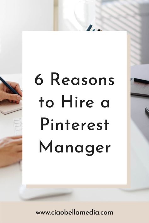 What is a Pinterest Manager by Ciao Bella Media. In this blogpost, Claudia Emanuel shares the 6 Pinterest management services that a Pinterest manager or a Pinterest VA can offer you so that you can effectively leverage Pinterest Marketing in your business. Pinterest Management Services, Instagram Manager Services, Pinterest Manager Services, Pinterest Va, Social Media Checklist, Pinterest Marketing Manager, Pinterest Marketing Business, Social Media Automation, Pinterest Manager