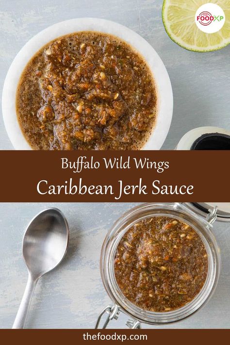 Buffalo Wild Wings Caribbean Jerk Sauce Jamaican Sauce, Caribbean Jerk Sauce, Jerk Sauce Recipe, Jamaican Jerk Sauce, Jerk Recipe, Jerk Sauce, Jerk Marinade, Jerk Chicken Recipe, Jamaican Jerk Seasoning