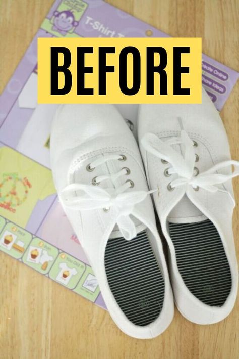 Easy White Shoe Makeover DIY Idea Things To Paint On Shoes, Diy Floral Canvas, Diy Shoe Painting Ideas, Diy Canvas Shoes, Shoe Design Ideas, Canvas Shoes Diy, Shoe Makeover, White Canvas Shoes, White Tennis Shoes