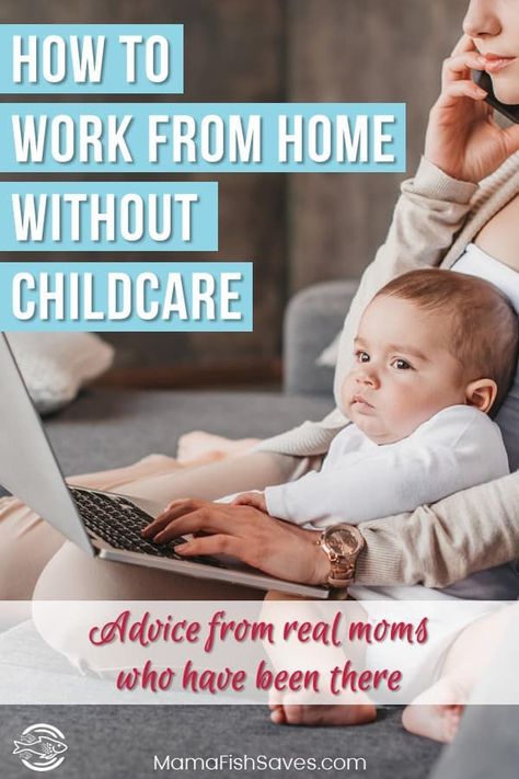 How to work from home as a stay-at-home mom | Working at home without childcare | Advice from moms on having an at home career #workfromhome #stayathomemom #workingmom via @mamafishsaves Working At Home, Real Mom, Real Moms, Mom Jobs, Writing Career, Work From Home Opportunities, Work From Home Tips, Writing Jobs, How To Work