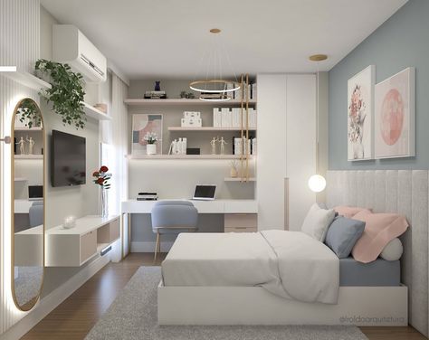 Dream Apartment Decor, Room Redesign, Bedroom Decor Design, Small Room Design, Redecorate Bedroom, Minimalist Room, Teen Bedroom Decor, Room Design Bedroom, Girl Bedroom Decor