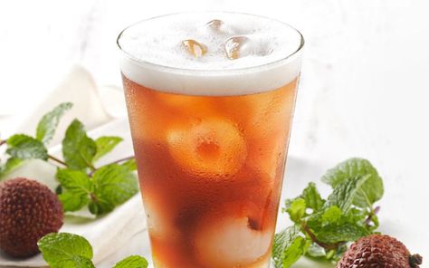 Vietnamese lychee tea is delicious and good for health. Let's check out the recipe, types and find the best supplier for your business in this article! Lychee Tea, Lychee Fruit, Instant Tea, Iced Tea Recipes, Fruit Toppings, Tea Pitcher, Fruit Tea, Tea Powder, Tea Packaging