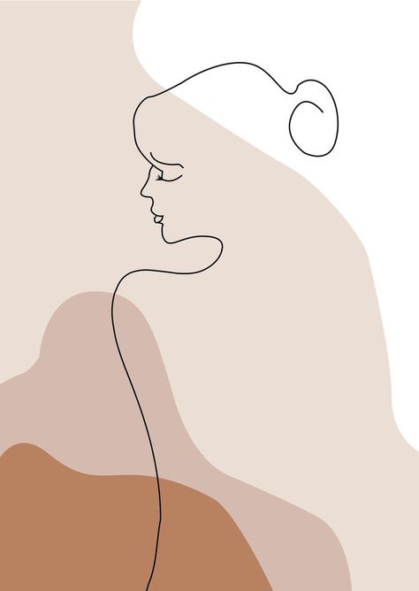 #minimalist #printables #wallpapers #wallpaperideas #wallpaperforyourphone #printablewallart Drawing Aesthetics, Line Art Woman, Abstract Face Art, Soyut Sanat Tabloları, Illustration Art Girl, Line Art Design, Outline Art, Woman Art, Abstract Line Art