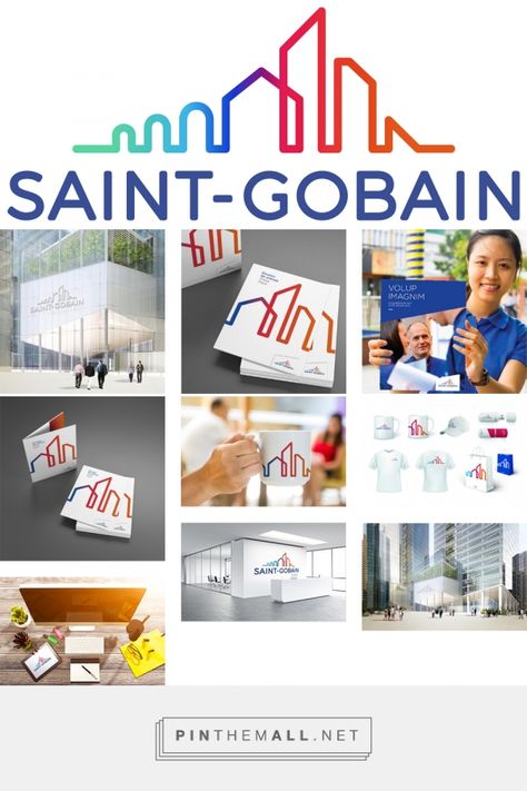 Brand New: New Logo and Identity for Saint-Gobain by Terre de Sienne... - a grouped images picture - Pin Them All Saint Gobain, Logo And Identity, New Logo, Identity Logo, New New, Branding, Brand New, ? Logo