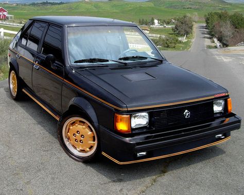 10 Basic Cars That Are Secretly Fast - The Best Sleeper Cars - Thrillist Sleeper Cars, Dodge Omni, 80s Cars, Hot Hatchback, Hatchbacks, Dodge Vehicles, Kustom Cars, Cadillac Fleetwood, Power Wagon