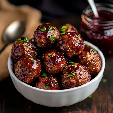 Venison meatballs are a tasty and hearty choice, bringing the rich flavor of game meat into bite-sized portions. Air Fryer Venison, Ground Venison Recipes, Venison Meatballs, Cranberry Glaze, Venison Tenderloin, Venison Chili, Game Meat, Venison Steak, Ground Venison