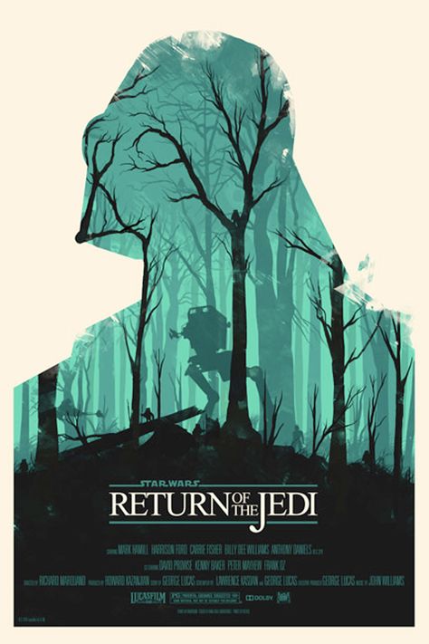 poster design. graphic design, graphic design poster, typography poster, graphic design inspiration. Star Wars Trilogy Poster, Olly Moss, Mondo Posters, Poster Grafico, Star Wars Trilogy, Return Of The Jedi, The Jungle Book, Movie Posters Design, Poster Minimalist