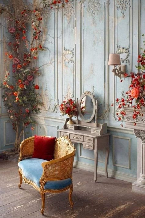 Baroque Bedroom Ideas, Decoration Shabby, Casa Vintage, French Interior, Classic Interior, Dream Home Design, New Room, 인테리어 디자인, Home Decor Ideas