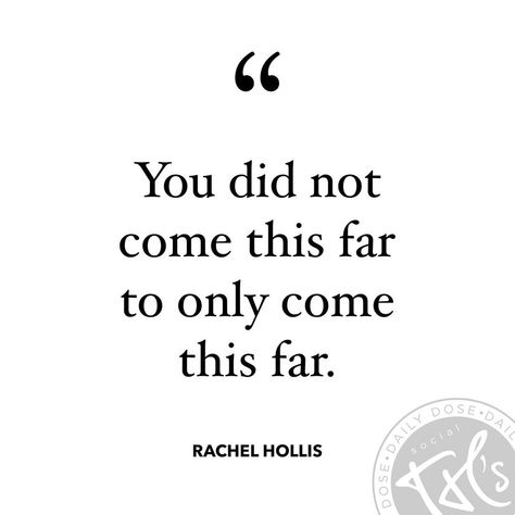 TH’s Daily Dose on Instagram: “You did not come this far to only come this far. Be proud of your progress but don’t stop now. You have worked incredibly hard to get to…” Be Proud Of Your Progress, Cute Instagram Pictures, Hard To Get, Be Proud, Proud Of You, Note To Self, Fact Quotes, Instagram Pictures, Daily Dose