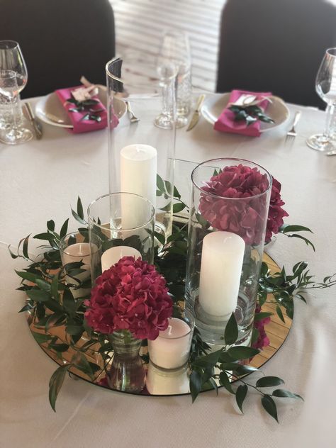 Classy Timeless Wedding Decor, Ikea Wedding Centerpiece, Flower And Candle Centerpiece, Red Wedding Decorations Elegant, Long Wedding Table Decorations, Diy Table Centerpieces, Winter Engagement Party, Ikea Wedding, Burgundy Wedding Theme