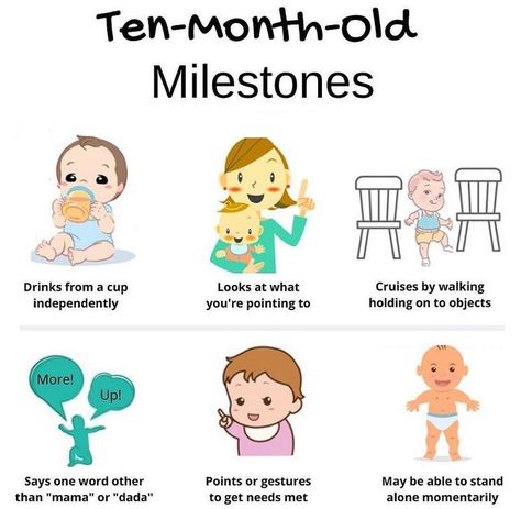 10 Month Milestones Baby, 10 Month Old Milestones, 10 Month Old Baby Activities, Nanny Activities, Baby Play Activities, Baby Life Hacks, Baby Facts, Developmental Milestones, Smart Parenting