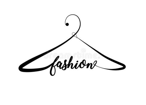 Hanger Logo, Clothing Logo Design, Boutique Logo Design, Inspiration Logo Design, Gold Business Card, Clothing Brand Logos, Stylist Business Cards, Simple Designs To Draw, Jewelry Logo