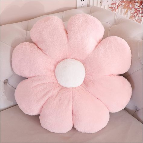 Flower Shaped Pillow, Daisy Pillow, Floor Seating Cushions, Daisy Pillows, Pillow Flower, Couch Decor, Shaped Pillow, Flower Throw Pillows, Pillows Flowers