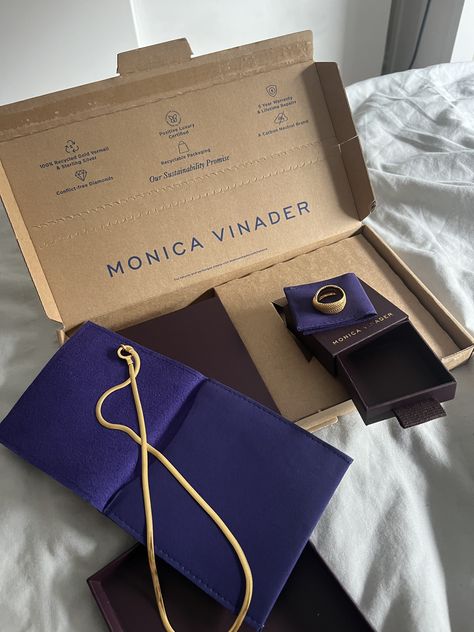 @monicavinader #MVInsiders #MonicaVinader Monica Vinader Packaging, Monica Vinader, Branded Packaging, Recycled Gold, Brand Packaging, Recycled Packaging, Conflict Free Diamonds, Packaging, Sterling Silver