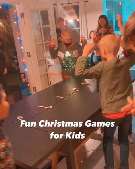 Christmas Musical Chairs, Musical Candy Cane Game, Christmas Games With Candy Canes, Christmas Candy Cane Games, Candy Cane Games For Adults, Candy Cane Games For Kids, Musical Chairs With A Twist, Candy Cane Games, Creative Ugly Christmas Sweater