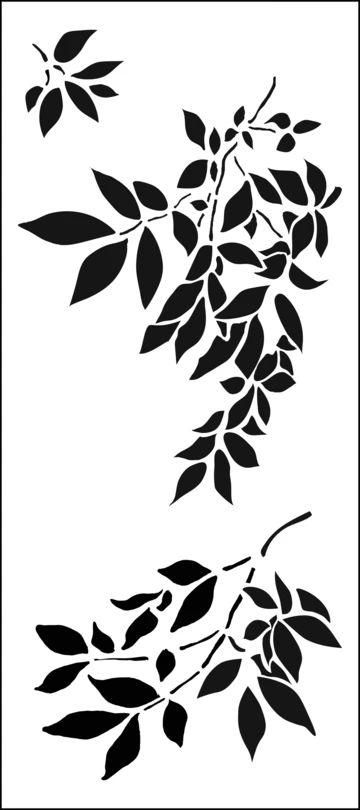 Leaves Stencil, Business Envelopes, Leaf Stencil, Everyday Art, Stencil Templates, Flower Stencil, Stencil Patterns, Stencil Template, Stencil Designs