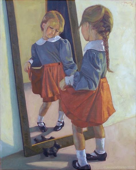 reflection in mirror art - Google Search Classical Paintings, Mirror Drawings, Art Alevel, Reflection Painting, Gcse Art Sketchbook, Reflection Art, Mirror Ideas, Gcse Art, A Level Art