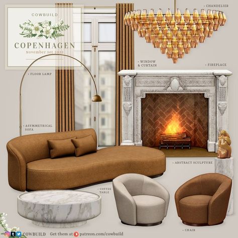 Sims 4 Cc Felixandre, Sims 4 Luxury Living Room, Sims 4 Mods Furniture Living Rooms, Sims 4 Circle Bed, Sims 4 Cc Furniture Sets Patreon, Living Room Cc Sims 4 Patreon, Ts4 Plants Cc, Cc Living Room Sims 4, Sims Plants Cc