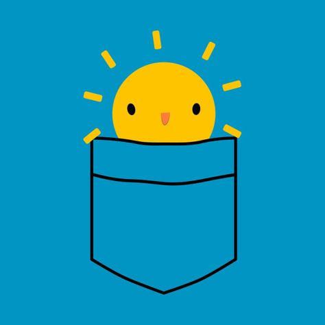 Check out this awesome 'Pocket+Full+Of+Sunshine+t-shirt' design on @TeePublic! Sunshine In My Pocket, Pocket Full Of Sunshine, Pocket Tshirt, Minimalist Poster, Shirt Design, Pikachu, Shirt Designs, Tshirt Designs, Sun