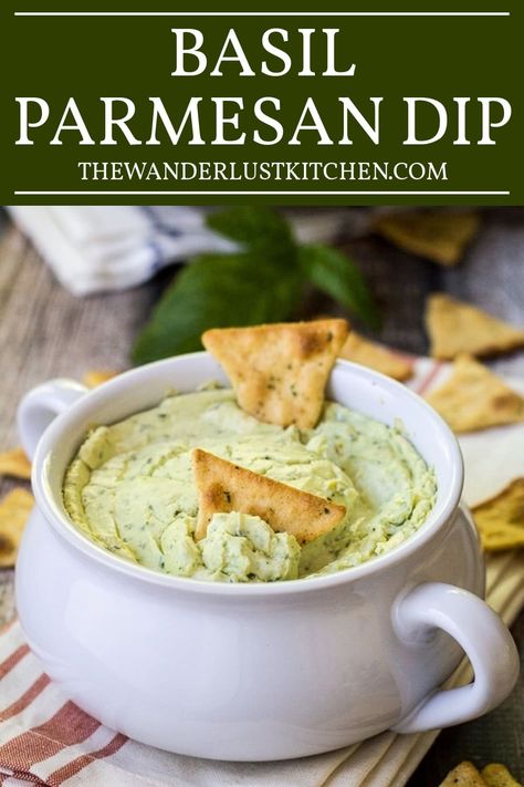 Basil Feta Dip, Basil Recipes Appetizers, Fresh Basil Recipes Appetizer, Basil Dip Recipes, Appetizers With Basil, Basil Appetizer Recipes, Pesto Appetizer Recipes, Recipes Using Fresh Basil, Sweet Basil Recipes