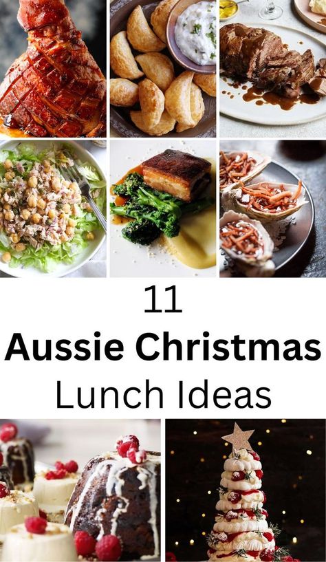 Aussie Christmas Lunch Ideas Australian Christmas Food, Christmas Lunch Ideas, Christmas Food Recipes, Christmas Food Ideas, Traditional Christmas Dinner, Aussie Food, Aussie Christmas, Australian Christmas, Christmas Lunch