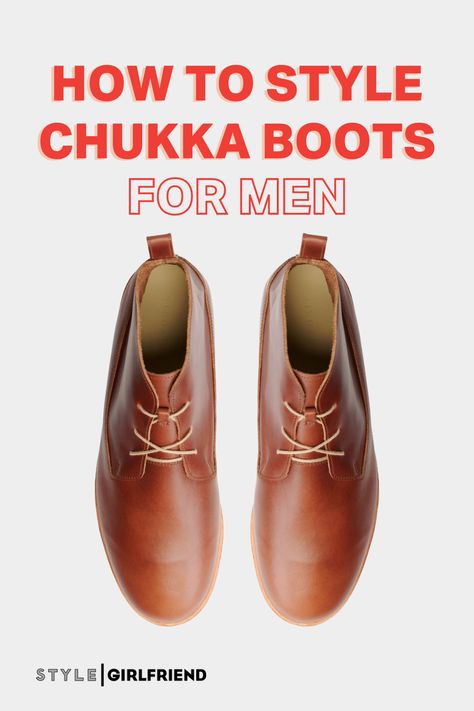 Mens Brown Chukka Boots Outfit, Chukka Boots Men Outfit Casual, Brown Chukka Boots Outfit Men, Classic Chukka Boots With Goodyear Welt For Work, Goodyear Welted Chukka Boots For Fall, Men Chukka Boots Outfit, Casual Chukka Boots For Workwear, Men’s Chukka Boots Outfit, Chukka Boot Outfit