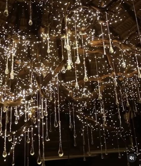 Night Ball Aesthetic, Winter Wedding Ceiling Decor, Winter Formal Decor, Mermaid House, Grade 12, Prom Theme, Yule Ball, Twinkle Lights, Christmas Deco