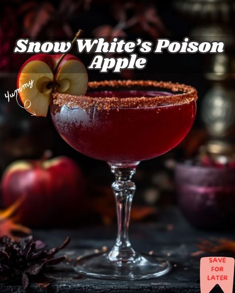 Classic White Russian Recipe, Apple Cocktail Recipes, Apple Cider Uses, Spell Ingredients, Snow White Poison Apple, Halloween Punch Recipes, Apple Cider Punch, White Russian Recipes, Apple Cider Cocktail