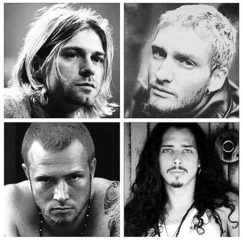 The grunge era summed up in one tragic image. Pilot Tattoo, Scott Weiland, Stone Temple, Temple Of The Dog, Stone Temple Pilots, Grunge Music, Gone Too Soon, Alice In Chains, Chris Cornell