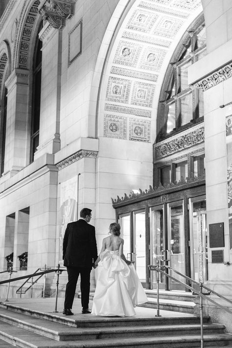 Chicago Cultural Center Wedding  - alexandraleephoto Chicago Cultural Center Wedding, Chicago Elopement, Chicago Cultural Center, Zoo Lights, Peninsula Hotel, Wedding Portrait Poses, City Bride, Chicago Hotels, Ceremony Music