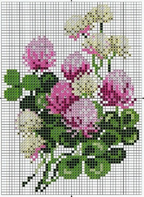 Botanical Cross Stitch Pattern, Cactus Cross Stitch, Baby Cross Stitch Patterns, Easy Cross Stitch Patterns, Embroidery Stitches Tutorial, Cross Stitch Patterns Flowers, Needlework Patterns, Floral Cross Stitch, Cross Stitch Animals