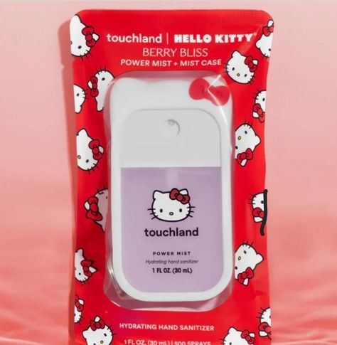 Touch Land Hello Kitty, Touchland Sanitizer Hello Kitty, Hello Kitty Hand Sanitizer, Touch Land, Queen Of Hearts Halloween Costume, Hello Kitty Decorations, Hello Kitty Shop, Spiderman Gifts, Lip Gloss Homemade