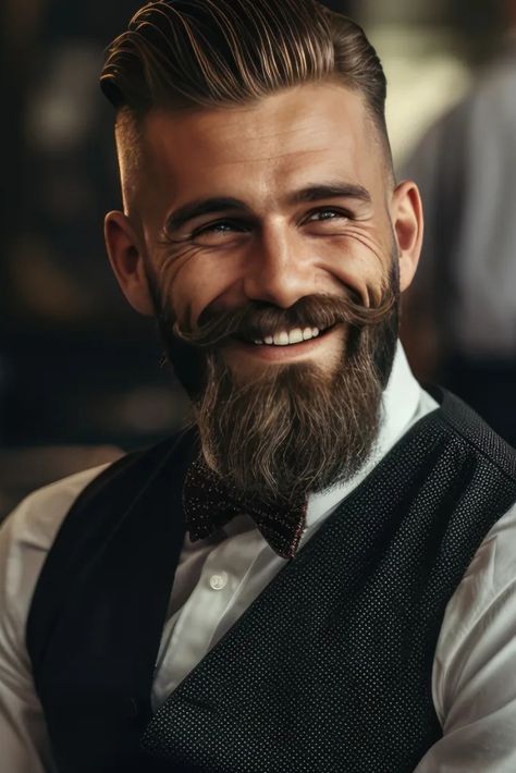 The Masculine Ducktail Beard Light Beard Styles, Beard Styles For Boys, Mens Beard Styles Short, Short Boxed Beard, Medium Beard Styles, Chin Beard, Ducktail Beard, Braided Beard, Stubble Beard