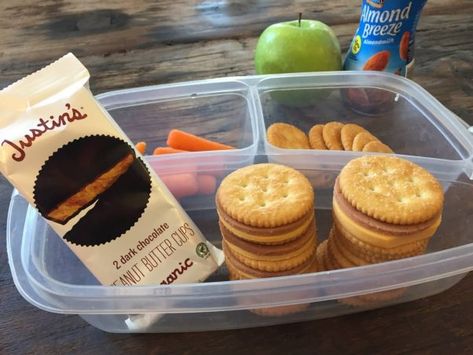 Veganables | PETA Vegan Lunchables, Lunchables For Kids, Lunches For Kids, Bread Recipe Video, Coconut Flour Bread, Healthy School Snacks, Road Trip Food, Almond Breeze, Vegan Lunches