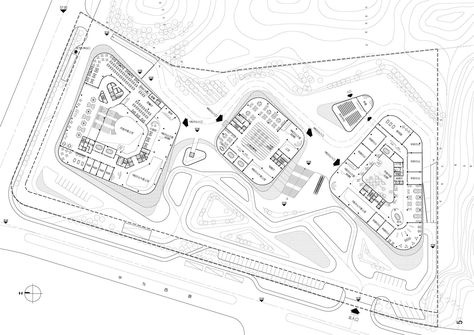 Research Center Plan, Science Center Architecture, Site Plan Design, Mix Use Building, Architecture Concept Drawings, Centre Commercial, Architecture Design Concept, Research Centre, Graduation Project