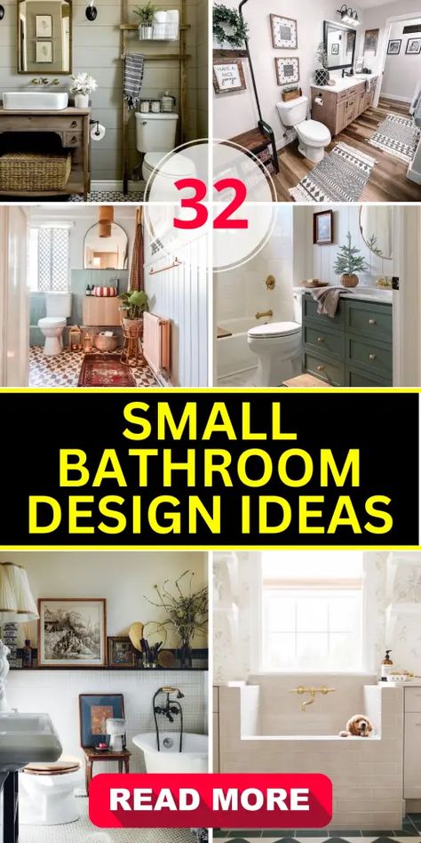 32 Small Bathroom Ideas: Transform Tiny Spaces into Chic Retreats - placeideal.com Small Italian Bathroom Ideas, 5x8 Bathroom Layout, Small Bathroom Layout Ideas, Heritage Renovation, Small Bathroom Styles, Small Space Bathroom Design, Small Bathroom Design Ideas, Small Full Bathroom, Bathroom Design Small Modern