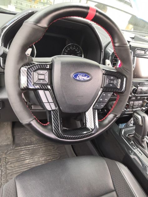 Ford Raptor Truck Interior, Ford F 150 Raptor, Ford Raptor Lifted, Ford Raptor Accessories, Ford F150 Raptor Gen 3, 2012 Ford Raptor, 2022 Ford Raptor, Ford Raptor, Steering Wheel Cover