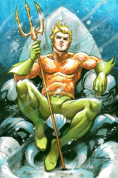 Aquaman: Aquaman Dc Comics, Bd Art, Univers Dc, Arte Dc Comics, Bd Comics, Ms Marvel, Smallville, Dc Characters, Dc Heroes