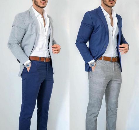 Men Fashion Dress, Men Fashion 2020, Mens Dress Outfits, Stylish Mens Suits, Mens Smart Casual Outfits, Blazer Outfits Men, Mens Business Casual Outfits, Classy Outfits Men, Mens Fashion Blazer